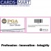 ISO CR80 Custom Printed Plastic Cards Glossy Laminated Pack of 500