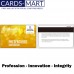 ISO CR80 Custom Printed Plastic Cards Matte Laminated Pack of 500