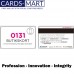 ISO CR80 Custom Printed Plastic Cards Glossy Laminated Pack of 500